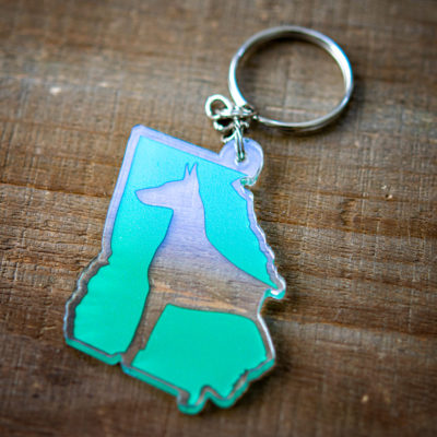 GDR logo keychain